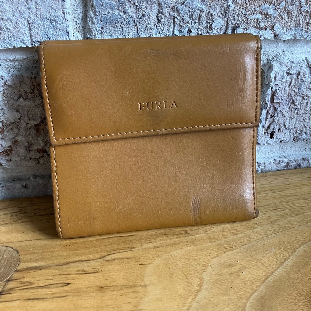 Furla Caramel Leather Wallet